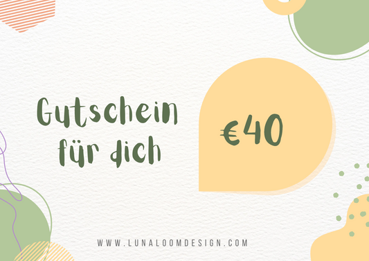 LunaLoom Gift Card - 40 EURO